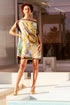 Amanda "Zodiac III/Opium Floral III" Silk Scarf Tunic